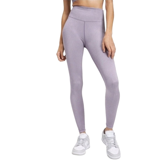 Good American Jeans Clean Seamless Leggings Dusty Rose Lavender Violet 00/0 - Picture 1 of 9